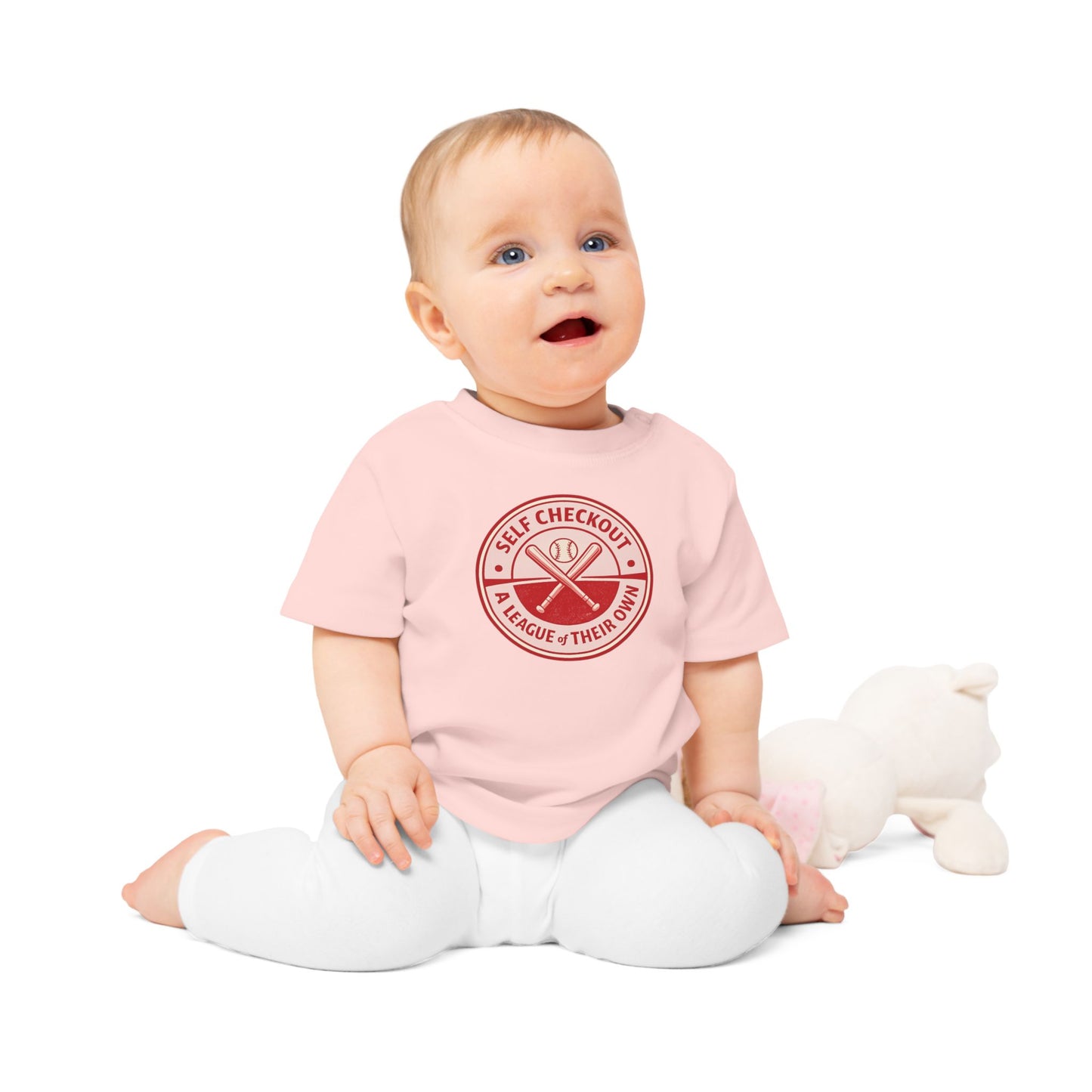 Self Checkout Baby T-Shirt (Side Buttons)