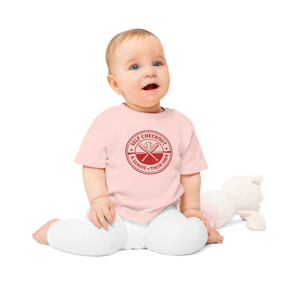 Self Checkout Baby T-Shirt (Side Buttons)