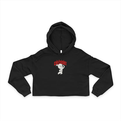 Ghosts Cropped Hoodie