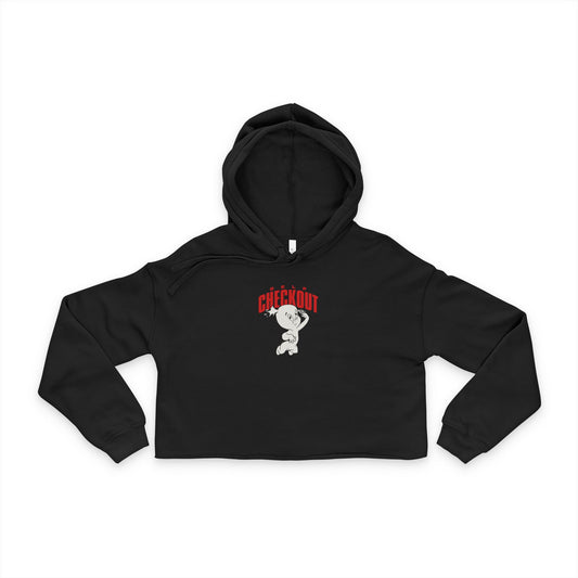 Ghosts Cropped Hoodie