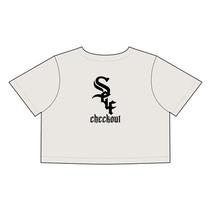 2 The Morgue Women's Heavy Faded Crop Tee
