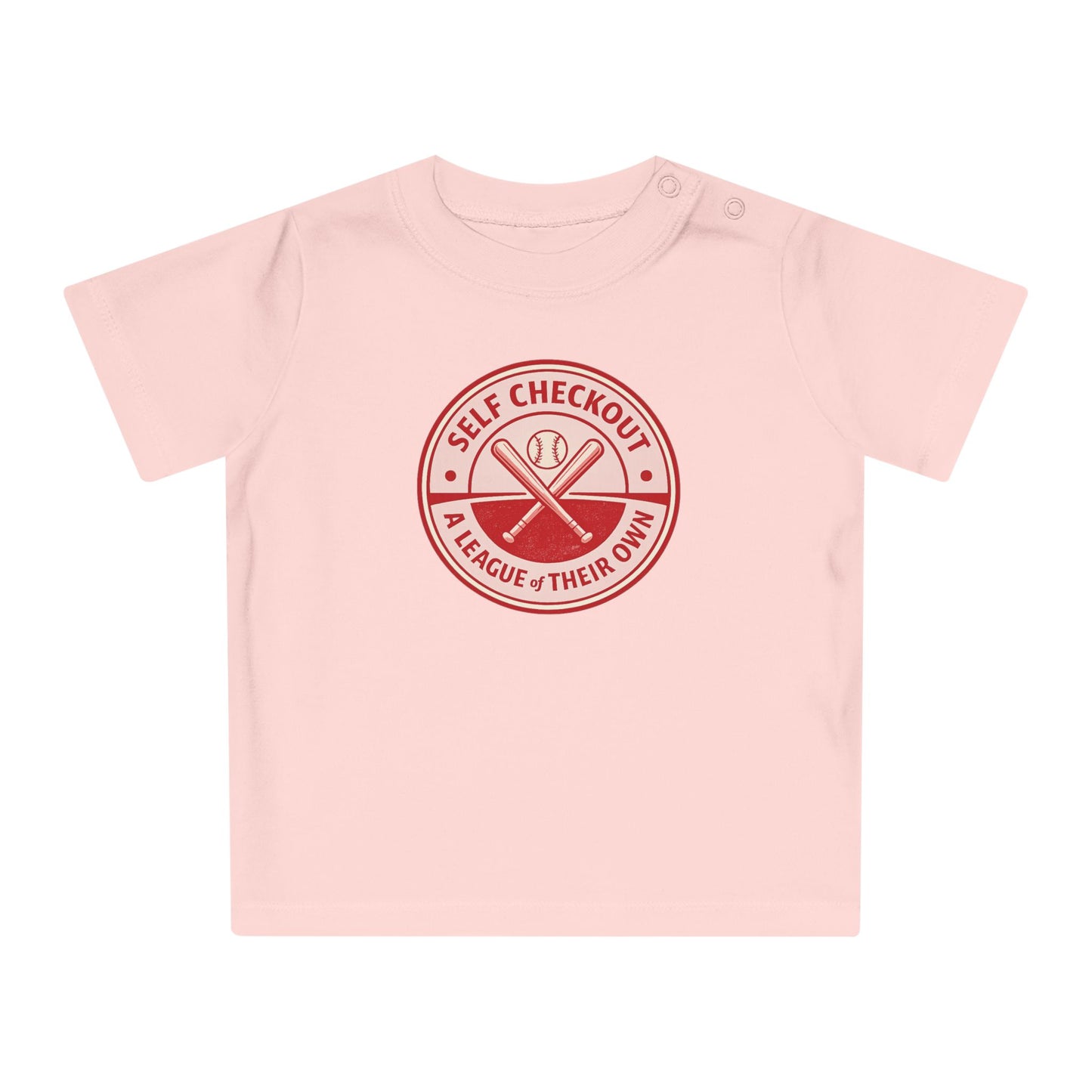 Self Checkout Baby T-Shirt (Side Buttons)